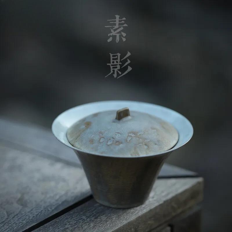 110ml Master Handamde Water Moon Gaiwan Creative Kiln Change Tea Tureen Chinese Tea Making Cover Bowl Teaset Accessories Craft