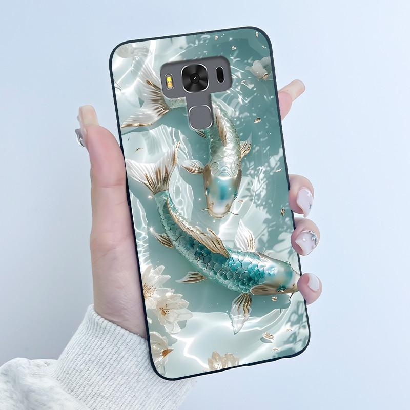 For ASUS Zenfone 3 Max ZC553KL X00DDB X00DDA X00DD Case Luxury Cute Love Rabbit Funny Black Soft TPU Silicone Matte Back Cover