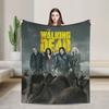 Walking Deads   Blanket Quality Soft  Throw Blanket Spring Child Couch Chair Fluffy Bedspread