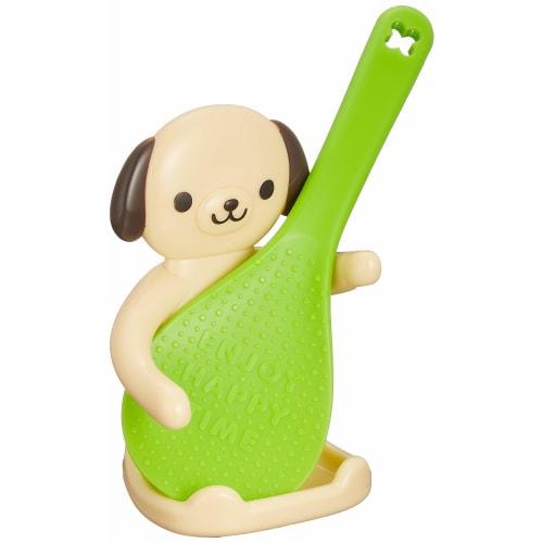 

Torne Embossed Rice Paddle with Stand, Helper Dog Shamojirou (P-3337)