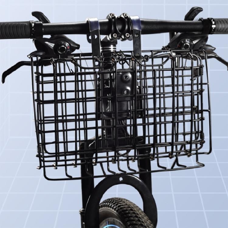 Mountain Bike Basket Replacement Front and Rear Hanging Basket Mountain Bike Folding Storage Basket Easy to Install
