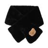 Korean Phoenix Style Plush Scarf - Cute, Thick, Warm Imitation Rabbit Fur, All-Match Winter Neck Protection