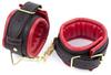 Thicken Padded Wrist Cuffs Black-Red - Generic - Handcuffs