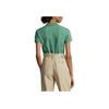 Polo Ralph Lauren Logo Embroidered Polo Shirt Women Tops Green WMPOKNINCU20500-300
