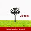 Finished Plastic Model Tree for Architectural Sand Table Scene Construction