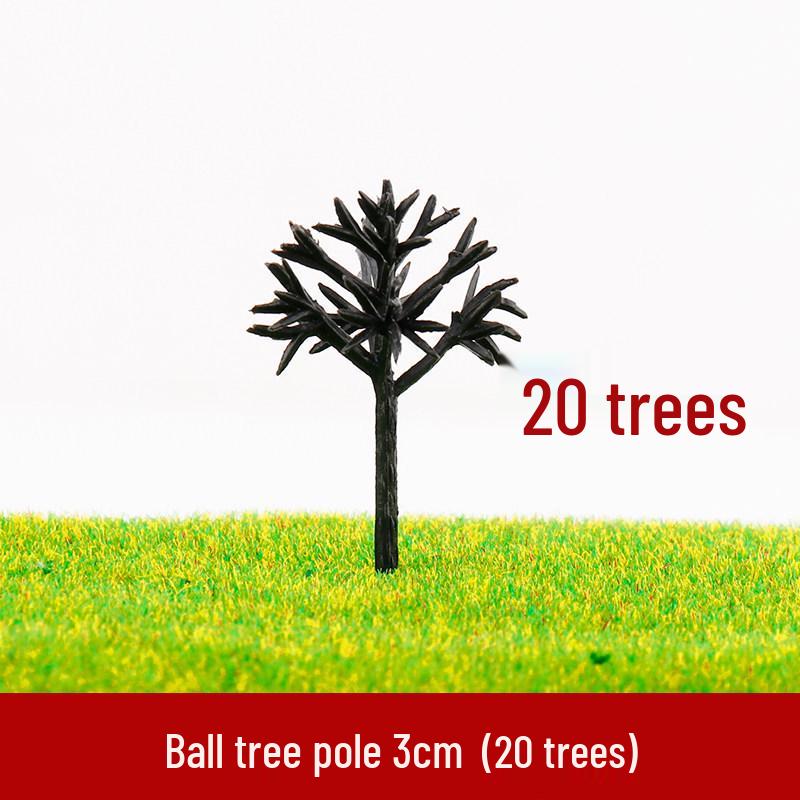 Finished Plastic Model Tree for Architectural Sand Table Scene Construction