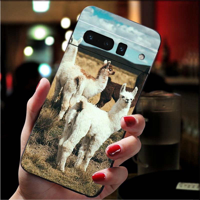 Lama Alpacas Animal Phone Case For Google Pixel 10 Pro 9 Pro XL 9A 8 7 6 Pro Pixel 8A 7A 6A Pixel 8 7 6 5