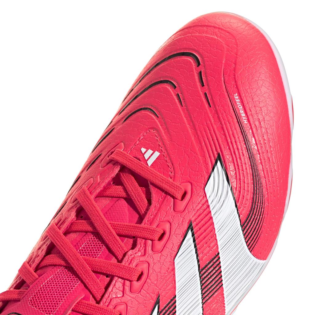 Adidas Predator League Soccer Unisex Lucid Black Size cm HG/AG Cleats, Adult, NLH19, Red/Footwear White/Core (ID3774), 27.0