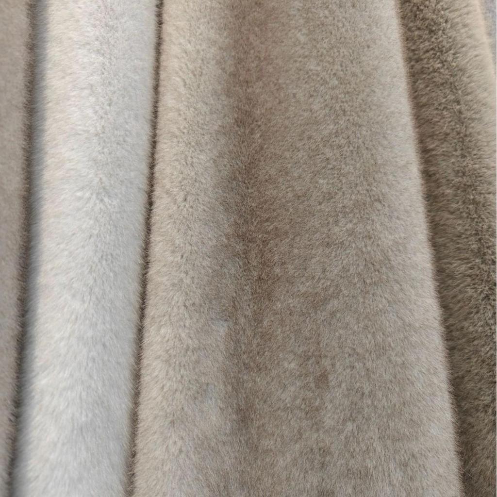 Mink Velvet Dyed Tips - Soft, Skin-Friendly Polyester Plush Fabric for Toys & Fashionable Coats