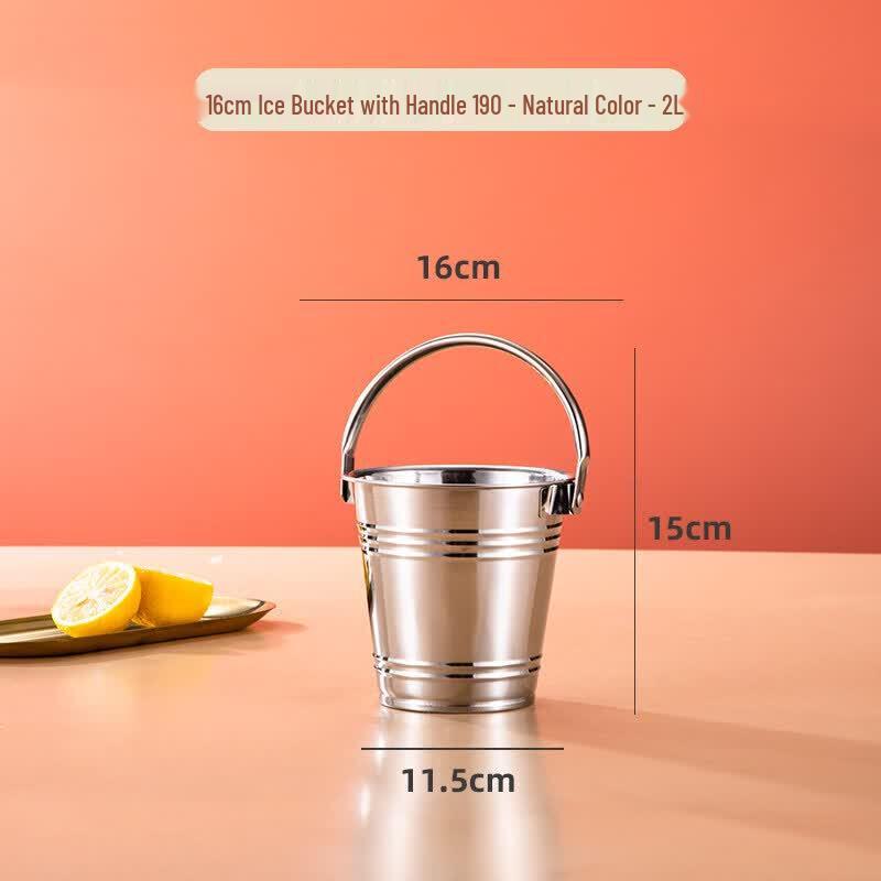 Qiwei Stainless Steel Ice Bucket