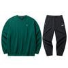 Pullover Sweatshirt And Elastic Waist Long Pants Casual Sports Set Unisex Sweatshirt, Pants 972448711-7+172448301N-2