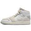 Jordan Air Jordan 1 ADCDAVINCI Custom, Exploration Plan Mid Top Vintage Basketball Shoes Women's Red White DQ3726-100(TeamM-)