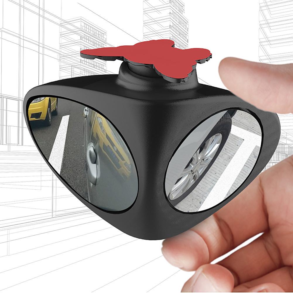 Buy 360 Rotation Dual Sided Blind Spot Mirror Parking Aux Car Rear View