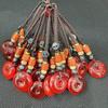 Imitation Agate Chalcedony Jade Pendant Keychain - Creative Couples Gift for Men and Women