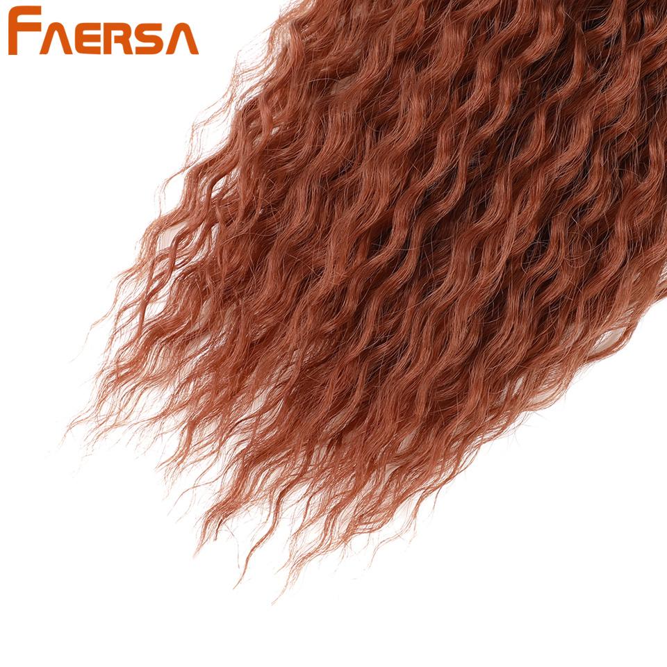 Afro perwersyjne kręcone włosy rozszerzenia syntetyczne afrykańskie szydełkowe włosy plecione dla Afro kobieta 20 30 Cal Ombre różowy imbir kobiety