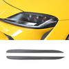 Soft Carbon Fiber Front Headlight Eyebrow Trim Sticker For Toyota Supra A90 19+
