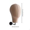 Wall Mounted Mannequin Head Space-Saving with Hook