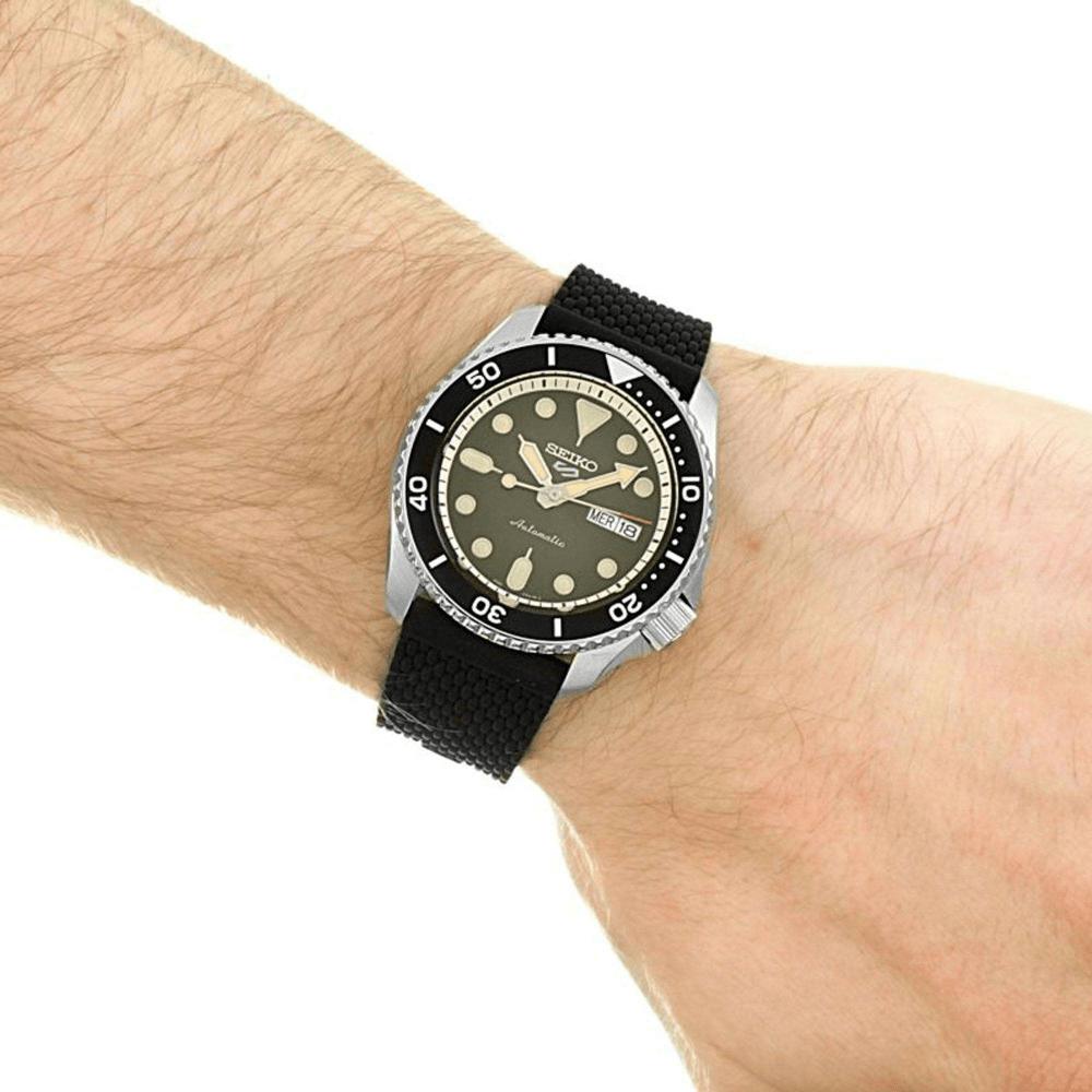 Seiko 5 Sports SRPD73K2 Czarna Tarcza Automatyczny Zegarek Męski
