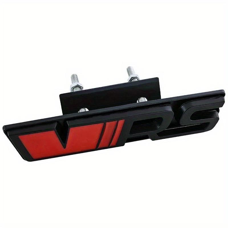 1Pc Metal VRS Logo Emblem VRS Letters Car Front Grille Rear Trunk Emblem Badge Sticker Accessories