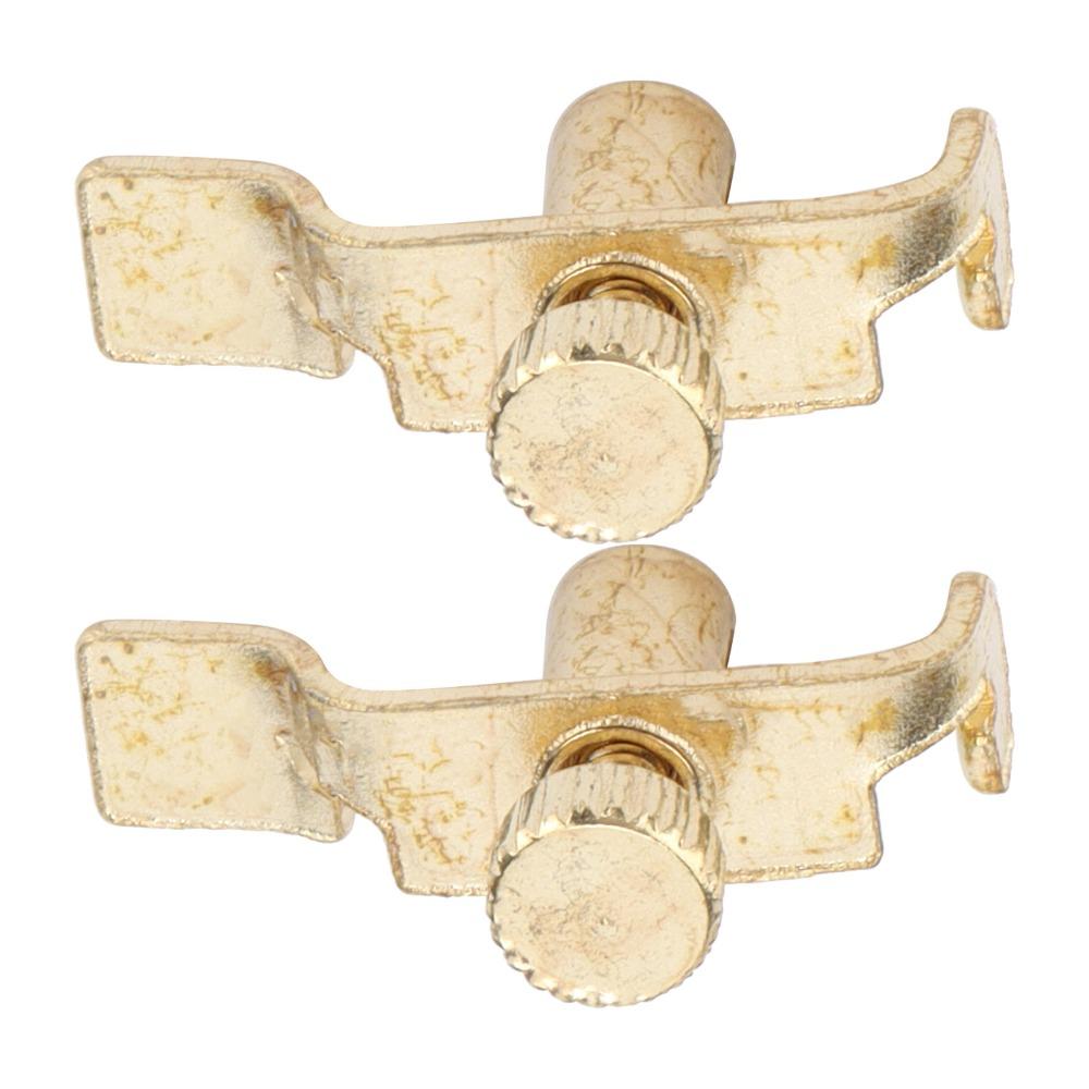 2PCS Metal String Tune Adjuster Golden Color Cello Tuner For String Instruments