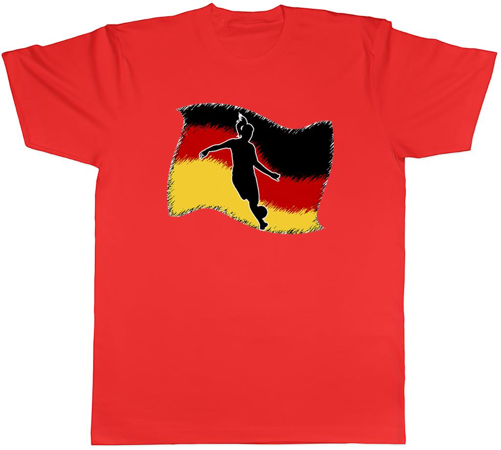 German Flag Womens Football Mens Unisex TShirt Tee