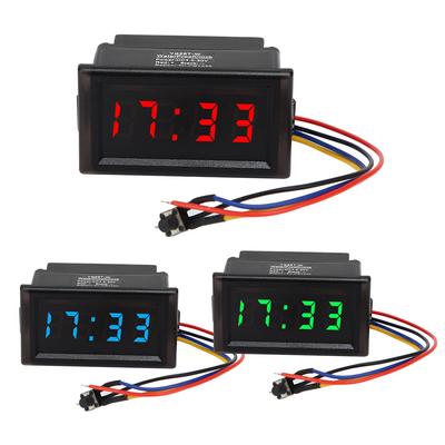 Car Digital Clock Clock LED Digital Display Clock DC4.5-30V Waterproof Dustproof Car Auto Electronic Clock LED Digital Display