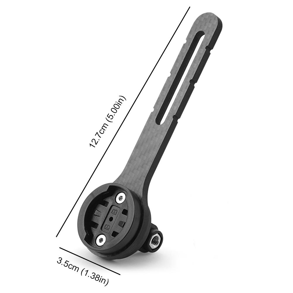 Carbon Fiber Bicycle Computer Holder Bicycle Handlebar Computer Holder Cycling Speedometer Support for Garmin Bryton
