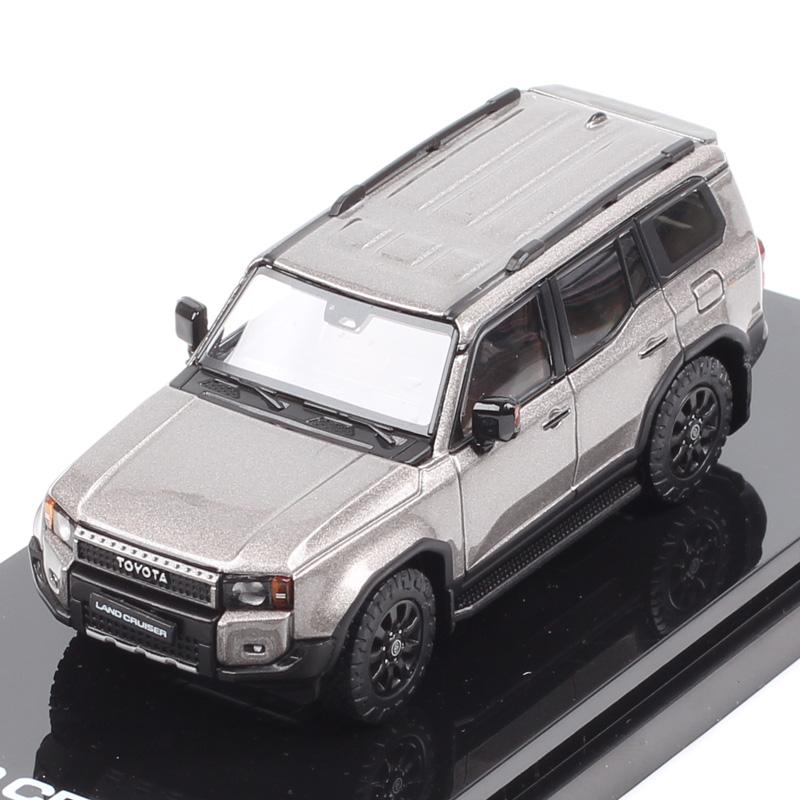 Hobby Japan 1/64 Scale Toyota Land Cruiser 250 LHD 2024 SUV Diecast Car Model Toy Vehicles HJ64 Acrylic Box Collectible Kids