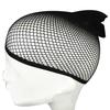 Women Elastic Nylon Wig Cap Open Hair Net Mesh Liner End Black Short Fishnet