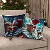 Christmas Pillow Cover for Home Cartoon Sofa Cushion Cover Printed Living Room Decoration Pillow Cover