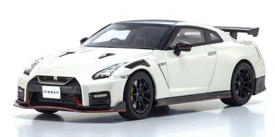 Kyosho Originální Nissan Nismo 2022 bílý hotový produkt KSR43108W 1/43 GT-R