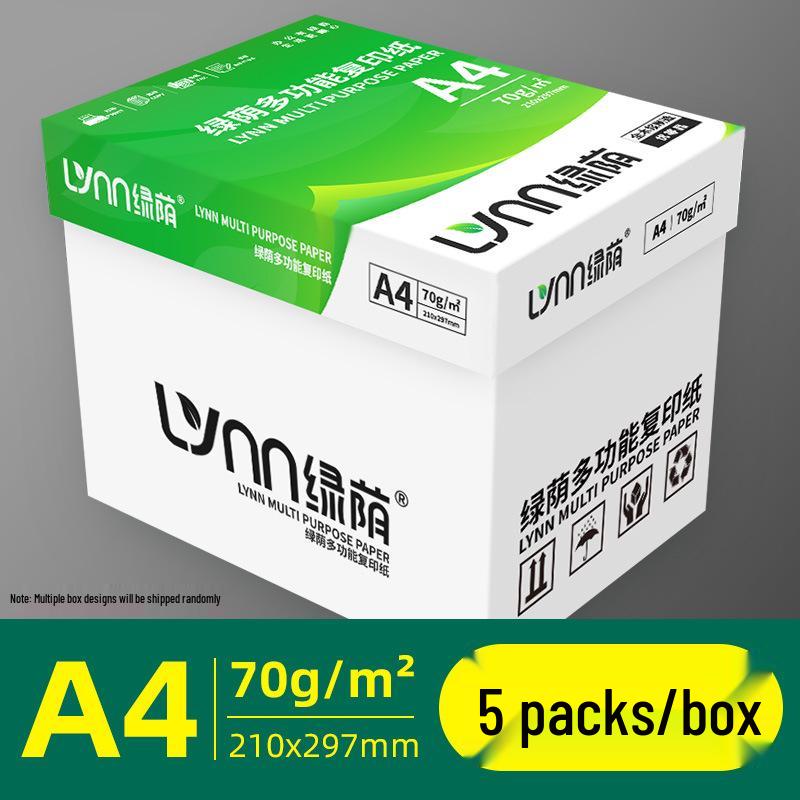 Green Shade A4 2500-Sheet Pack 70/80g Office & Draft Printing Paper