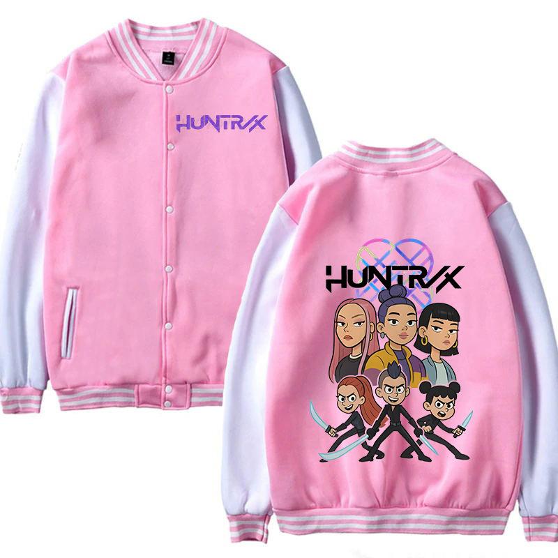 European and American trend witch hunting group Korean version casual hoodie women's plus size baseball jacket autumn and winter coat 5991