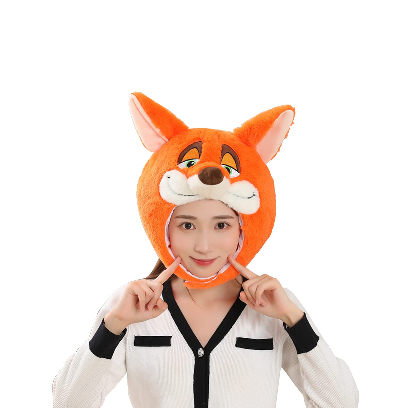 

Edostree Головной убор Лиса Разнообразие Косплей Лисы Забавный головной убор животного для фото Косплей Рождественские товары, Шляпа, Побеги, Вечеринки, Аксессуары, Подарки,