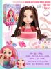 Cross-Border Hair Styling Doll - Comb & Style Hair Playset for Girls
