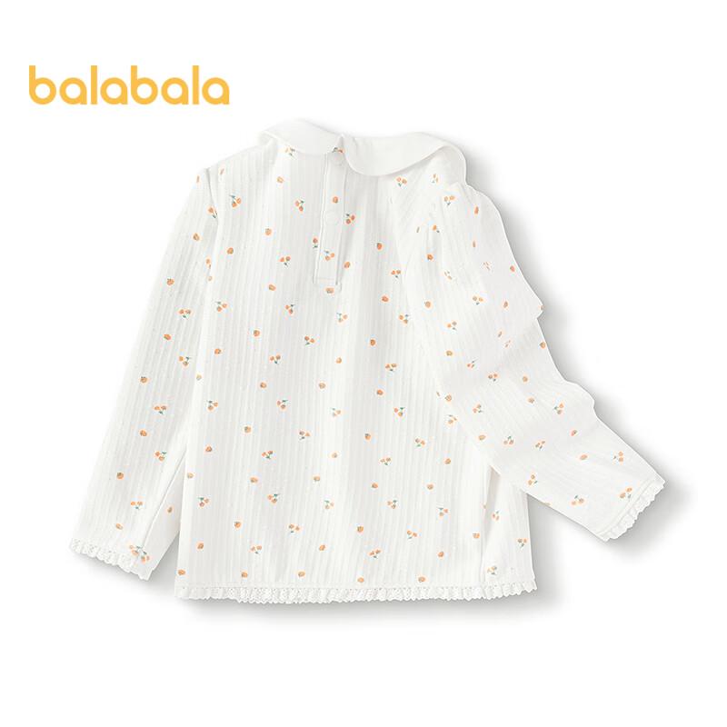 Balabala Baby Girl s Ruffle Long Sleeve T-shirt 80