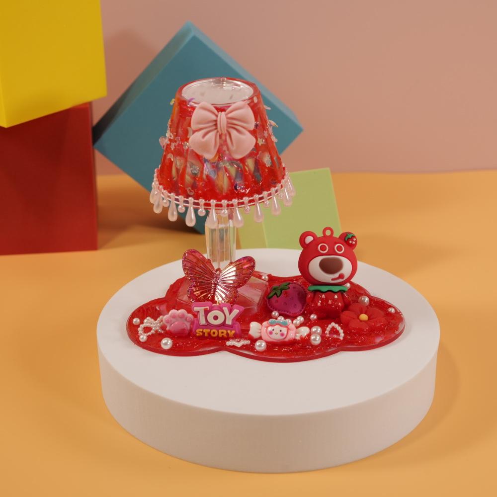 DIY Crystal Night Light Desk Lamp Kit for Girls - Educational Toy & Creative Craft Set