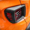 Bakljus Lampöverdrag Persienner ABS Bakre Bakljusskydd för Jeep Renegade 2016 2017 2018 , Svart
