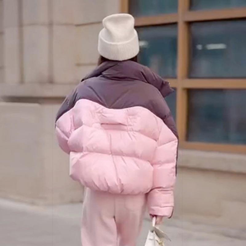New Down Cotton Clothes Women's Winter Short Loose Thickened Cotton Clothes Trendy Bread Clothes Casual Jacket