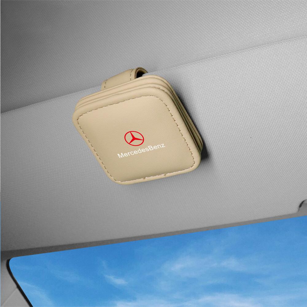Car Portable Glasses Holder Storage Clip Auto Interior Accessories For Mercedes Benz W204 W205 W212 W213 W221 W177 W246 GLA GLC