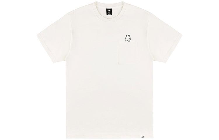 New Balance X Noritake Set In Sleeve T Shirt Unisex White AMT12347-RSI