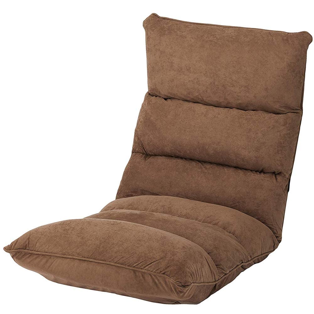 Iris Plaza Seat Dark With Leg 42 Width 78 x Depth 123 x Height 84cm Chair, Brown, Armrest, Rest, Reclining, Levels, YCK-002