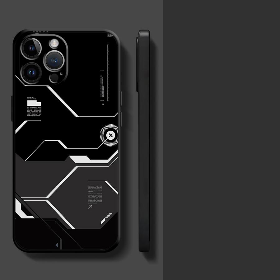 Retro Mecha Style Funda Phone Cover Phone Case for Apple iPhone 17 Pro Max XR XS MAX 12 14 11 13 17e Air 15 Pro 7 8 16