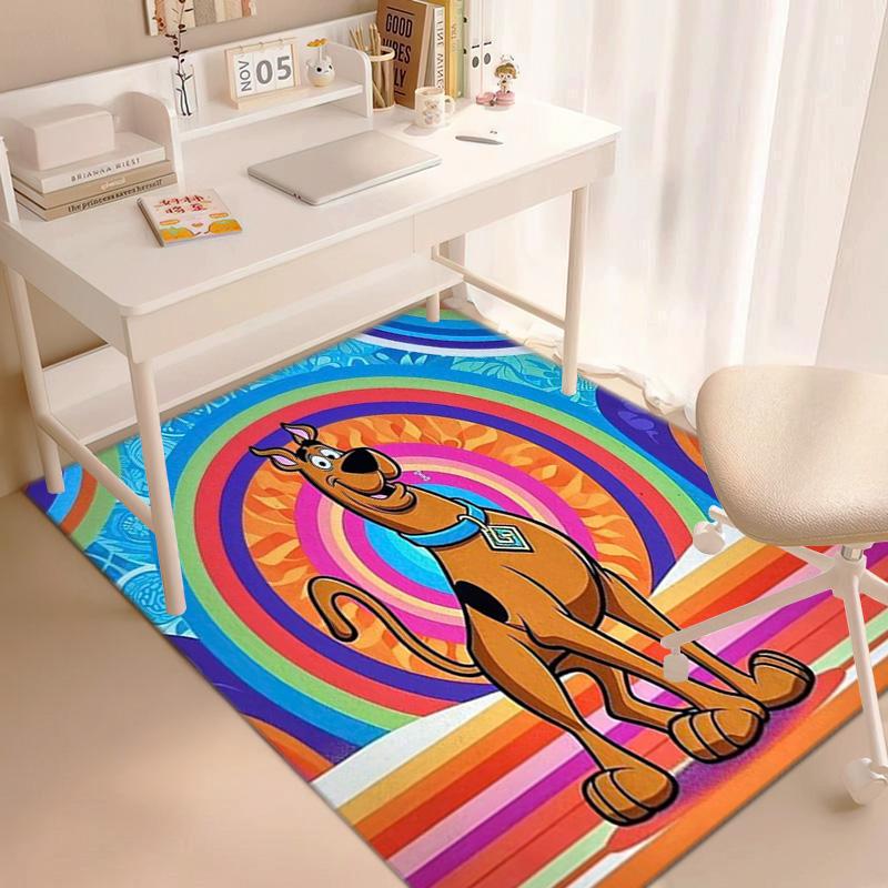 Halloween cartoon comedy adventure movie Scooby-Doo carpet is suitable for living room and bedroom doormats office balcony decorative carpet V3