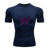 Men's Quick Dry Compression Workout T-Shirt, Stylish Tribal
