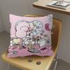 E-Esther Bunny Cartoon Cushion Cover Decorative Pillow Sofa Home Decor Case Pillow Cases
