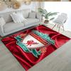 Liverpool Customizable Name Area Rug Perfect for Dining Room Game Room Playrooms Entryway Anti-slip Rug Decorate Offices Perfect Gift for Women/Men
