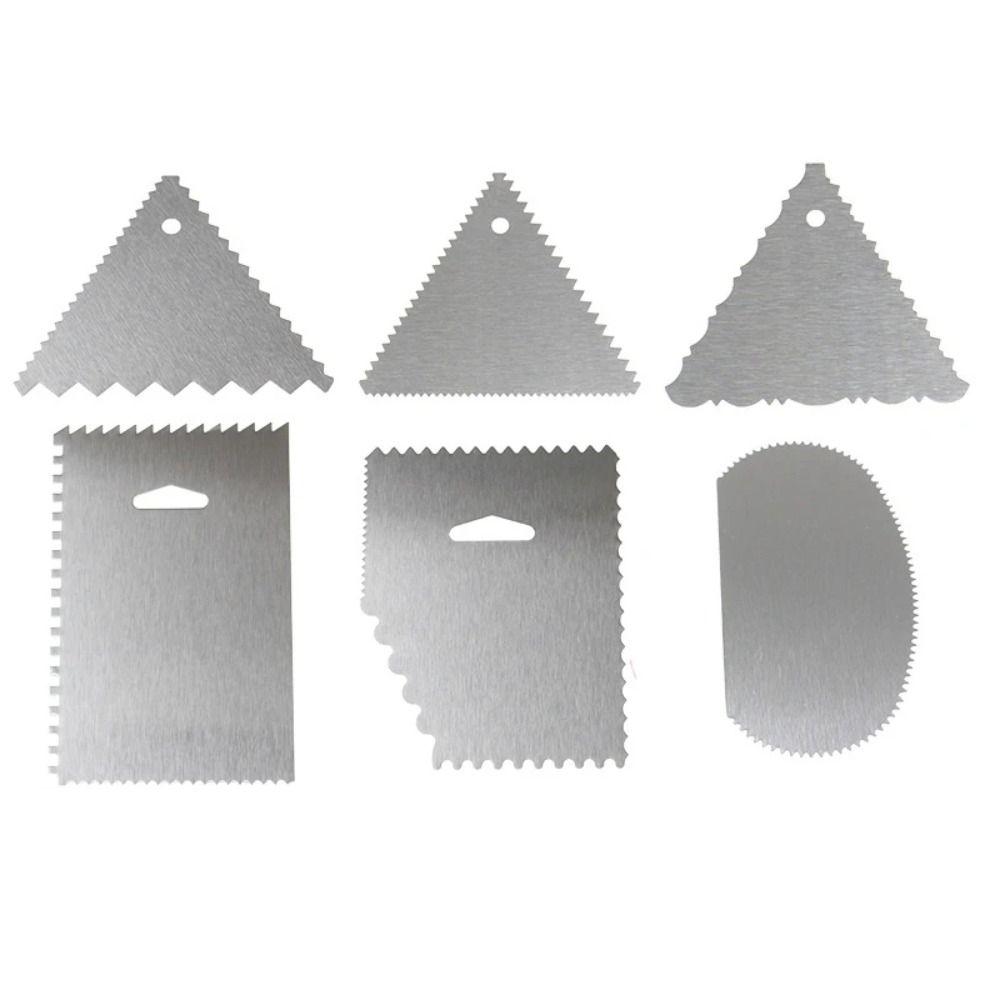 

4-Sided Cake Scraper Stainless Steel Buttercream Spatula Cake Spatula Buttercream A