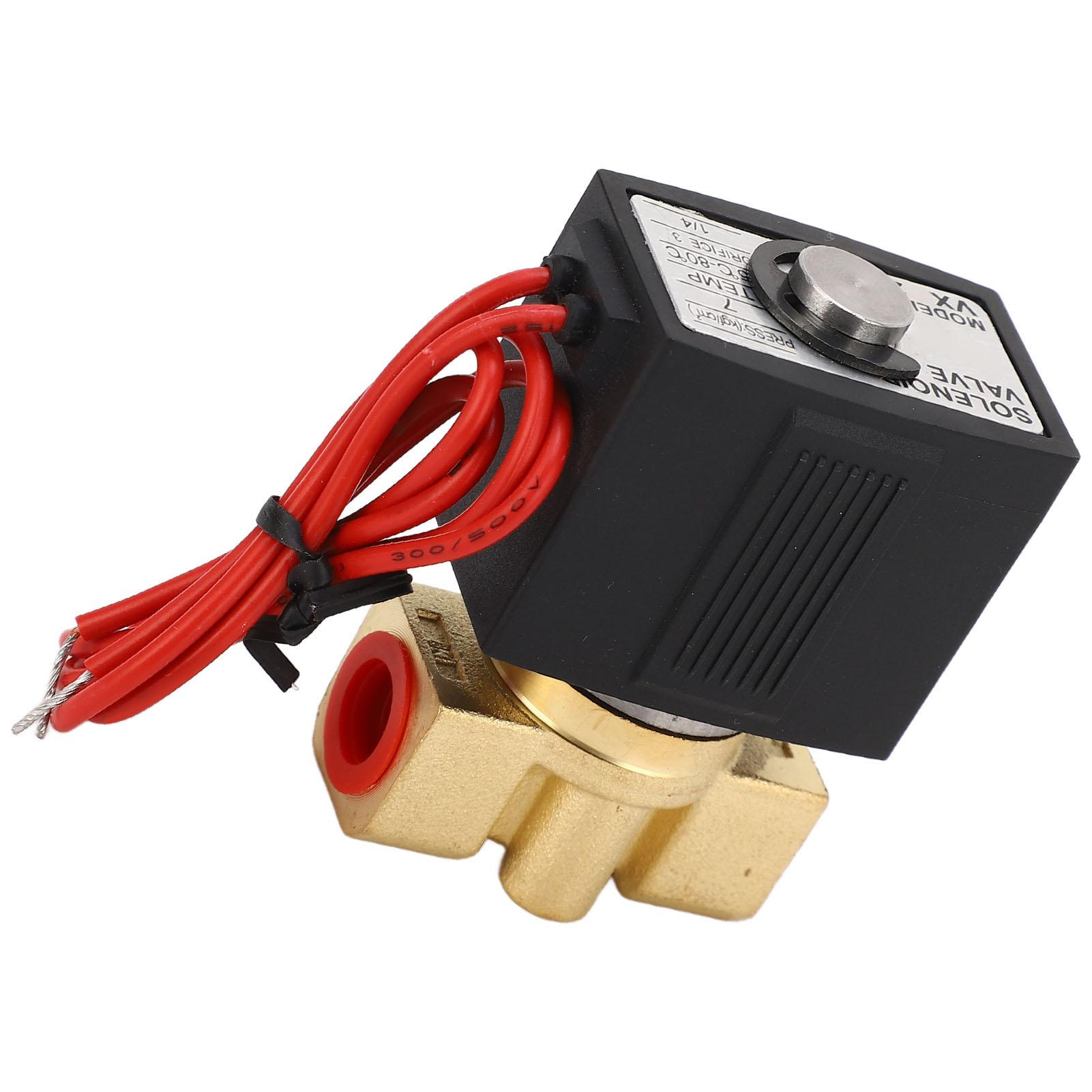 

Electric Solenoid Valve Normally Closed Electric Pneumatic Solenoid Water Air Valve DC24V