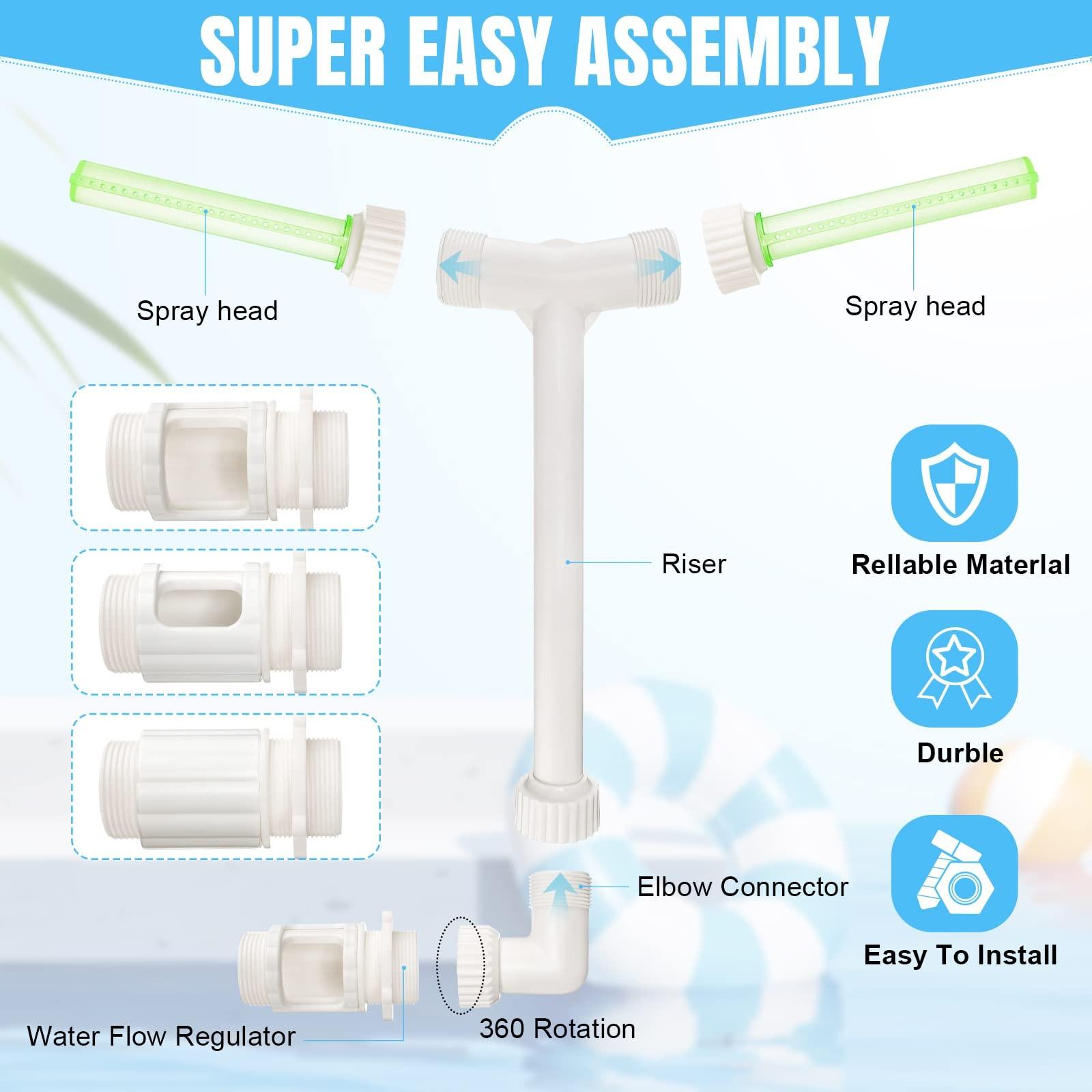 Фонтаны с распылительной водой для наземных и надземных бассейнов — фото 6